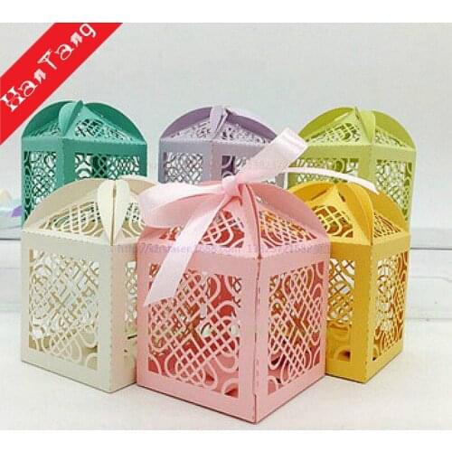 50 Pcs/SetWedding Candy Box Wedding Gift For Guest Wedding Favors And Gifts Birthday Party Decoration 5ZSH132