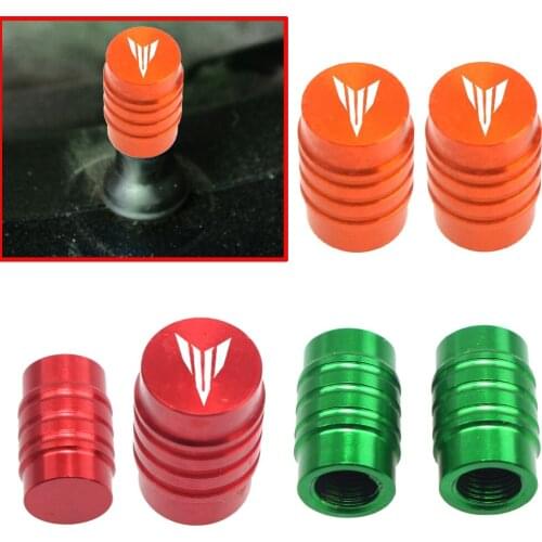 Motorcycle CNC Aluminum Accessorie Wheel Tire Valve Stem Caps CNC Airtight Covers For Yamaha MT03 MT07 MT09 MT10
