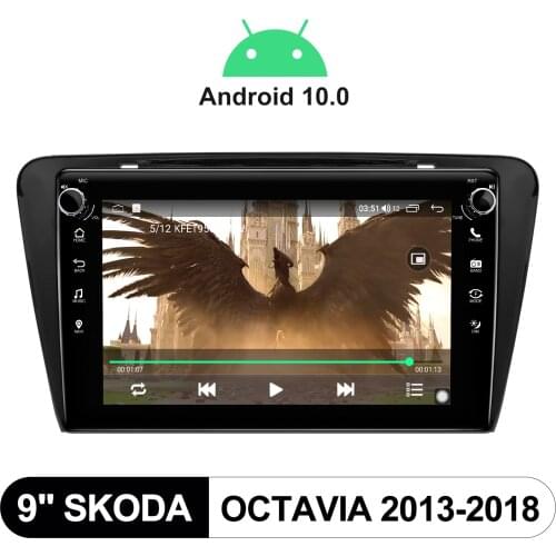 9Inch Car Radio 1din Android Central Multimedia Player GPS Car Intelligent System For Skoda Octavia 2013-2018 With Apple CarPlay