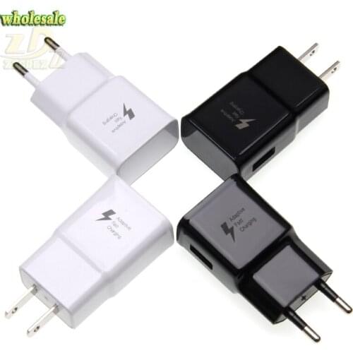 1:1 For Samsung galaxy S6 note4 Fast Charger 5V/2A 9V/1.67A Quick Charge 2.0 EU US Plug For Samsung Qualcomm Quick Charger 100 p