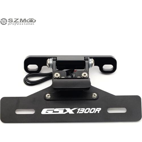 License Plate Holder LED Light For SUZUKI GSX1300R HAYABUSA 2008-2018 Motorcycle Accessories Tail Tidy Fender Eliminator