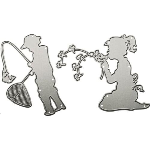 Children Metal Cutting Dies Stencil DIY Scrapbooking Album Paper Card Template Mold Embossing Decoration