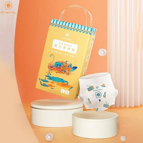 Dorahoney Baby Training Pants Disposable Diapers For Chidren Breathable Convenient Wholesale Nappies High-Absorbent