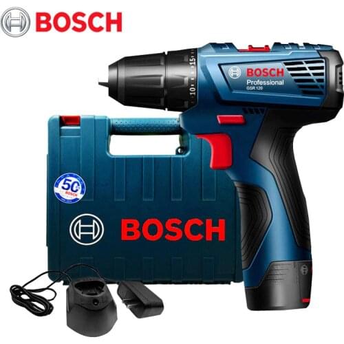 Bosch Electric Drill 12V Lithium Household Multifunctional Rechargeable Cordless Electric Screwdriver GSR120-LI One Battery