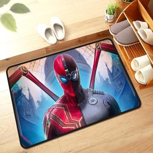 Disney Cartoon Spiderman Rug Children Boys Room Carpet Bedroom Living Room Blanket Kids Game Mat Baby Crawling Blanket Household