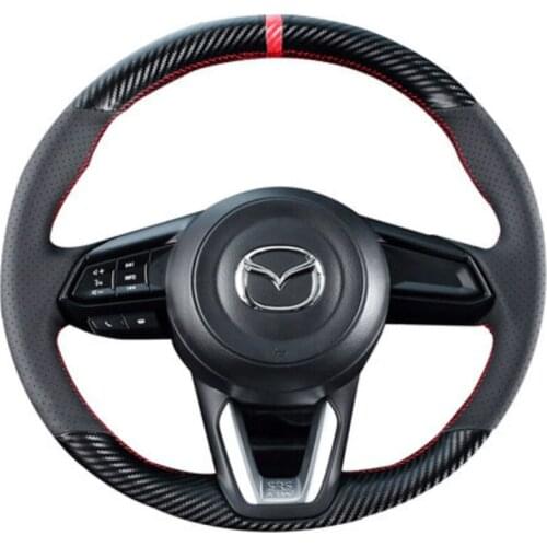 Mazda 19cx-4cx-5 ATZ Xingcheng M6m3 Wing Hand Sewn Leather Steering Wheel Cover 17 Oncella