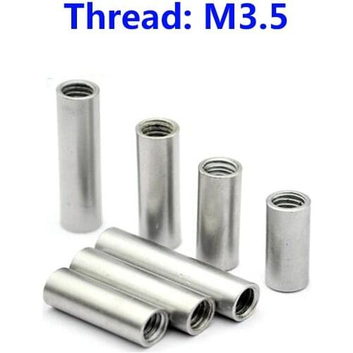 M3.5 Knife Making knife Handle screw Cylindrical Nuts Connecting pipe rivet Cheese Thread