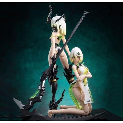 Kotobuki Machine Girl Snail Shell BEE-03W Wasp Girl Bun-chan Anime Figures 1/12 Assembly Model Action Figure Toys