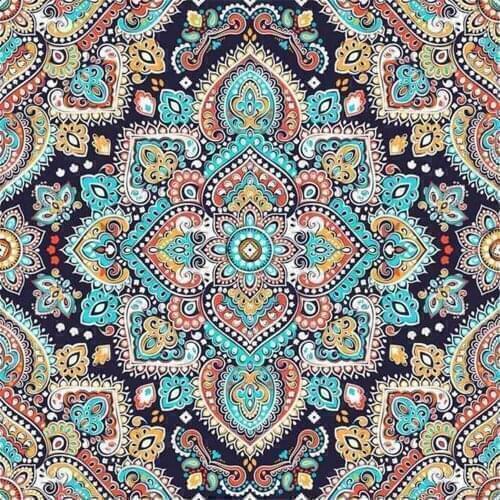 Mandala Flower DIY Cross Stitch 11CT Embroidery Kits Craft Needlework Set Cotton Thread Printed Canvas Home Dropshipping