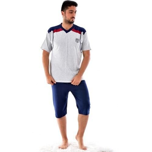 Ri̇molli̇ 980 Capri Single Jersey Pajama set Gray