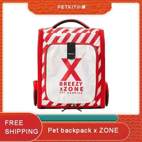PETKIT Expandable Portable Pet Puppy Pet Backpack Cat Carrier Backpack Foldable Traveling Breathable Outdoor cat bag under 6kg