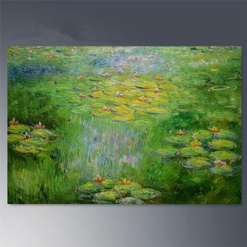 Hand painted Canvas oil paintings Landscape Inspired By Monet painting Modern home decor wall art picture world famous painting
