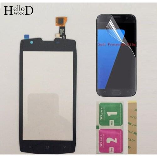 5'' Mobile Touch Screen For Blackview BV7000 BV 7000 Touch Screen Glass Digitizer Glass Panel Sensor + Protector Film