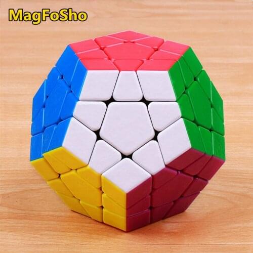 Shengshou MagFoSho Megaminxeds Magic Cube Speed Puzzle Cubes sticker less anti stress toys professional 12 sides cube