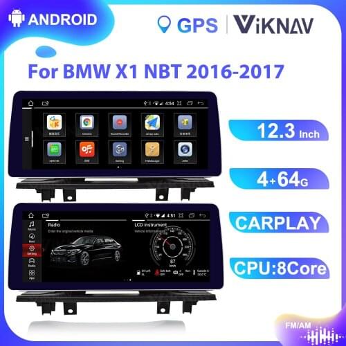 Android system Car Radio DVD Multimedia Player For BMW X1 2016-2017 GPS Navigation Car auto Stereo Carplay