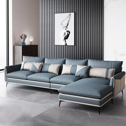 Nordic nanotechnology living room small family corner simple modern minimalist cloth sofa