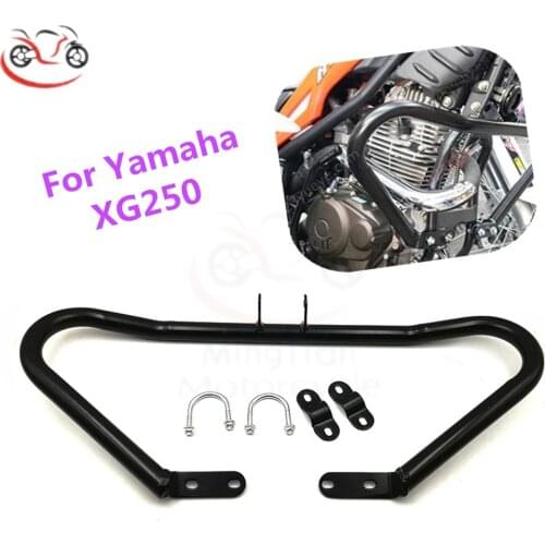 XG250 Engine Guard Bumper Highway Crash Bar Buffer Frame Side Protector for Yamaha XG 250 Black Tricker Motorcycle Accessories