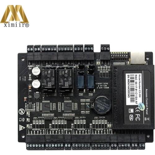 ZK C3-200 Access Control Board Integrated With CCTV Fire Alarm Configure Two-Door Two-Way Access Control Panel