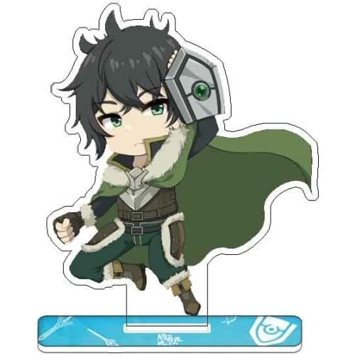 10cm Japanese Anime Tate no Yuusha no Nariagari Raphtalia Fillo Acrylic Figure Keychain Pendants Collection Cute Key rings gift