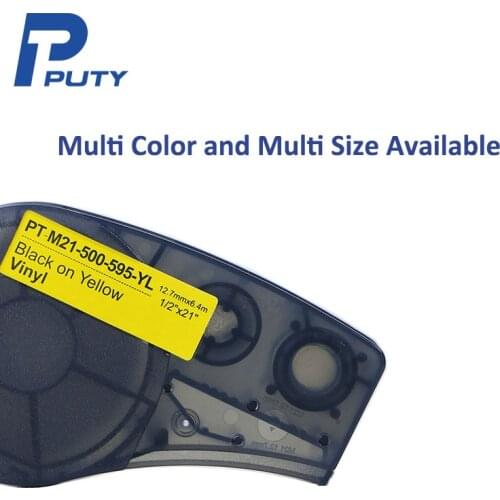 10PK multi color M21-750-427 M21-500-595 M21-750-499 M21-250-595 M21-500-499 M21-375-595 Label tape for BMP21-PLUS BMP21-LAB