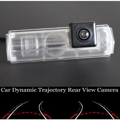 Car Intelligent Parking Tracks Reverse Camera FOR Mitsubishi Grandis / Colt Plus 2003~2013 Car Back up Parking Rear View Camera