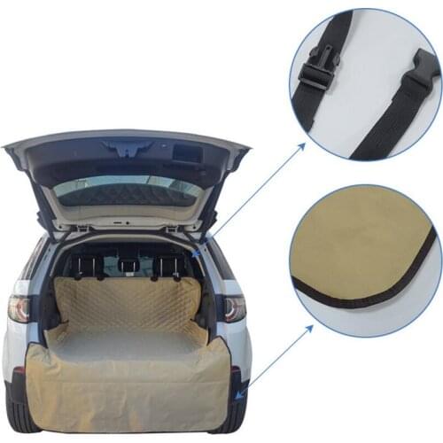 Car Waterproof Trunk Mat Dog Pets Cargo Liner Cover Non Slip Car Trunk Protector Back Seat Cover Pockets for Car Pet Barrier