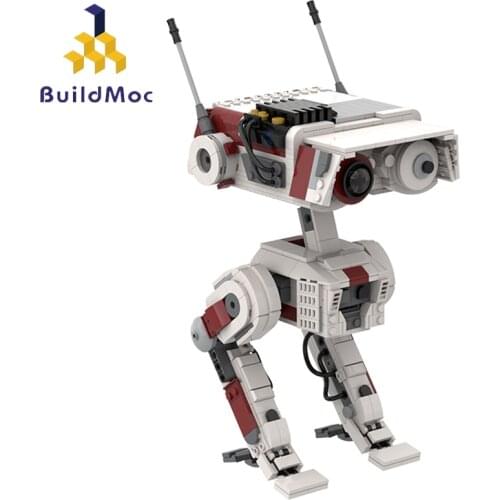 Buildmoc Technical Robots Game Star Movie Fallen Order BD-1 Intelligent Robot Building Blocks Collection Toys For Children Gift