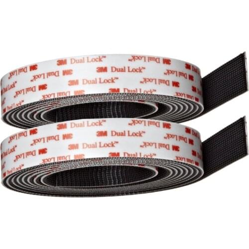 Dual Lock SJ3551 Black Type 400 Mushroom Reclosable Fastener Tape Bacing VHB adhesive tape 25.4mm width