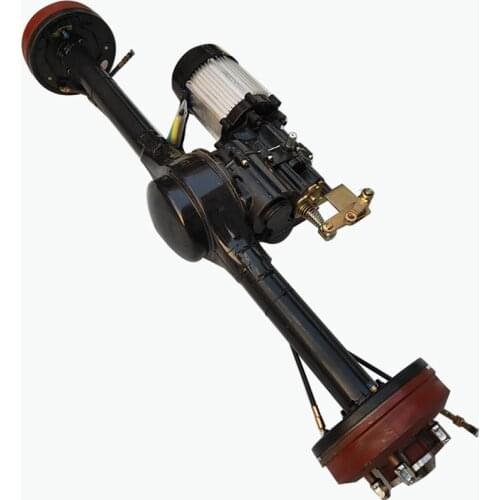 Electric four-wheel Vehicle Rear Axle Assembly four-speed Rear Axle one-piece fitting refit complete assembly high-speed and hig