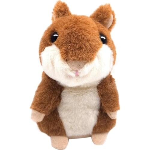 Talking Hamster Repeats What You Say Plush Toys for Boys Girls & Baby Gift Toys for Kids