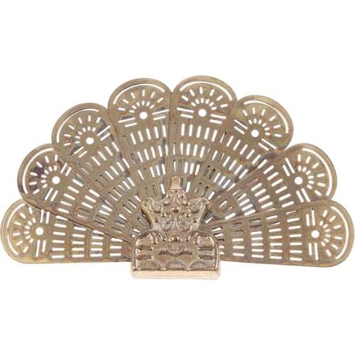 Mini Dollhouse Miniatures 1:12 Scale Metal Fireplace Fan Cover Models