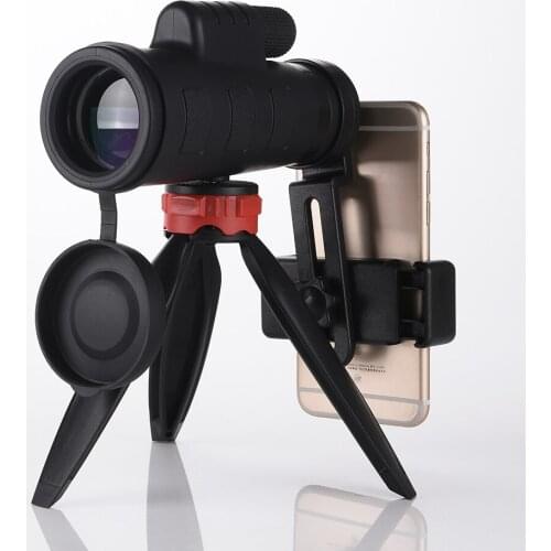 10x42 HD Monocular Telescope Waterproof Metal Support BAK4 Prism Central Regulation for Watching Hunting