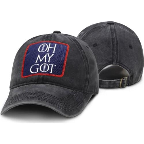 Letter OH MY GOD Print Mens Baseball Cap Summer Outdoor Leisure Male Baseball Caps Woman Autumn Snapback Gorras Black Summer Hat