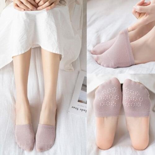5 Pairs Women Summer Toe Topper Liner Half Socks Solid Candy Color Seamless Non-Skid High Heels Invisible Forefoot Cover