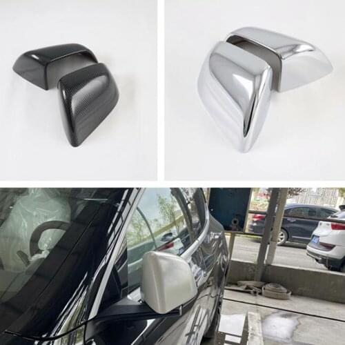 New Auto Moldings For Tesla Model Y 2021 Car Rear View Mirror Cover Trim Styling ABS Accessories 2pcs