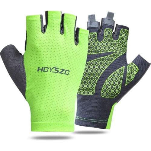 2PCS Men Women Cycling Gloves Sports Racing Bicycle Half Finger Gel Gloves Summer Road Bike Anti-slip Outdoor Sport Glove