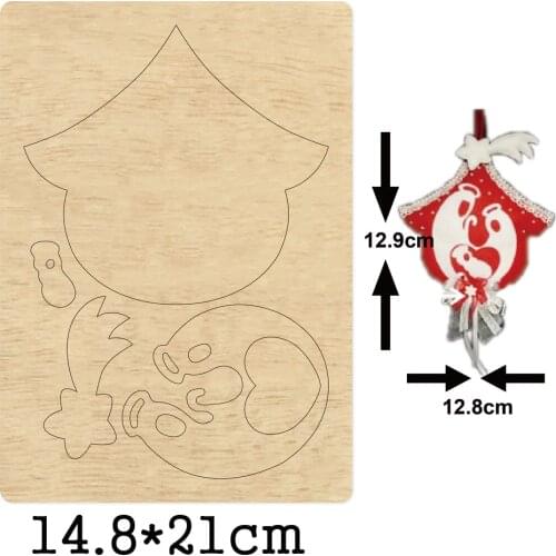 Ghost Lantern Cut Wood Dies 2020 New Die For Leather Cloth Paper Craft Wooden Dies Fit Common Die Cutting Machines on the Market