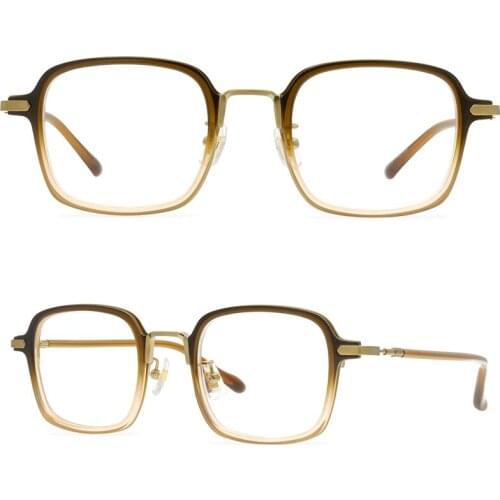 Niche luxury retro literary business full-frame glasses for men and women