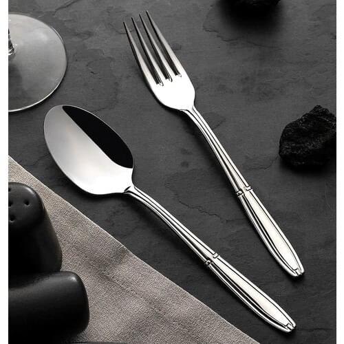 Silverware Family Set For 12 Person 60-Piece Mirror Finished Stainless Steel