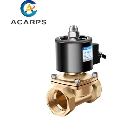 1-1/2" Explosion Proof Solenoid Valve Brass Normally Closed 220V Natural Gas Valve