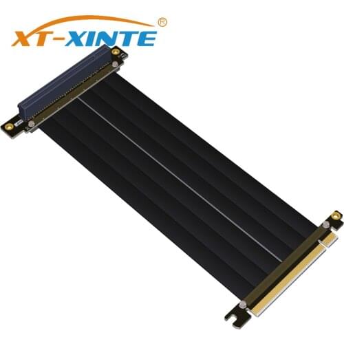 XT-XINTE High Quality PCI-e PCI Express 16X Extension Cable with Gold-plated Connector