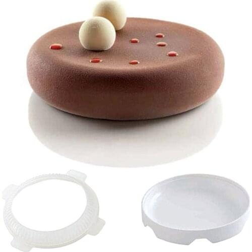 Round Silicone Cake Mold For Mousses Ice Cream 3d Cakes Baking Pan Accessories Bakeware cake decorating Tools supplies
