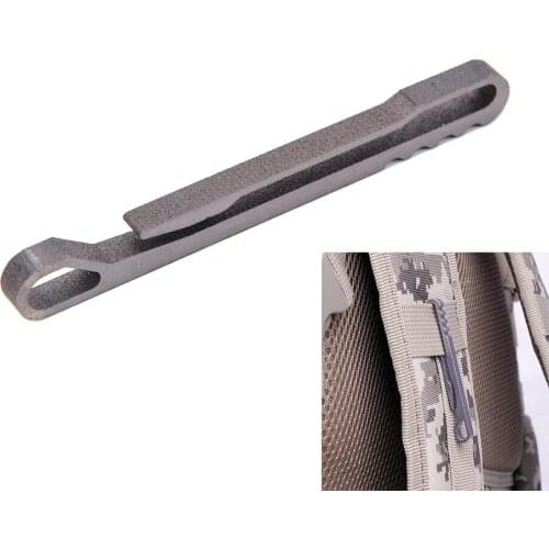 1PC Outdoor Equipment Titanium Alloy EDC Key Ring Belt Clip Quick Draw Keychain Hanging Buckle Bottle Opener Pocket Clip