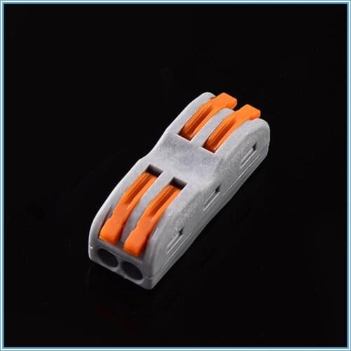 10pcs Universal phase two wire lamp FD-2 four - hole wire connector quick terminal
