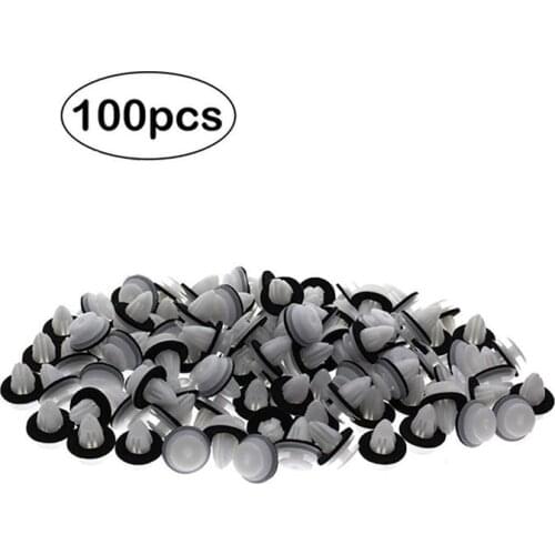 For Honda Civic 100pcs Per Set Car Interior Trim Board Bumper Fixing Plastic Rivets Push Pin