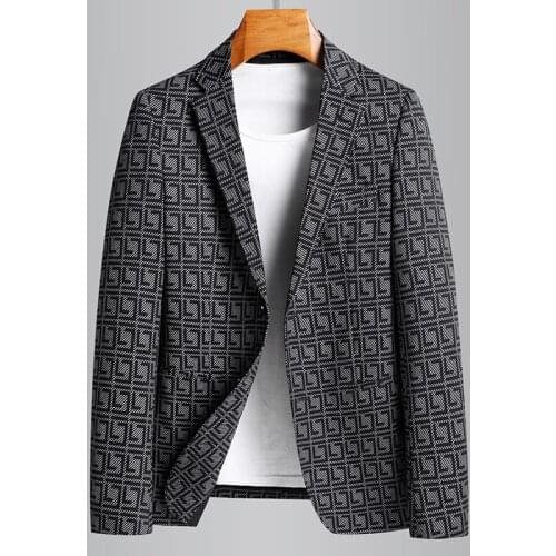 2021 classic Fashion Handsome Men Suit Jacket Youth Fashion Single Breasted Smart Casual Spring And Autumn Plus Size M-2XL3XL4XL