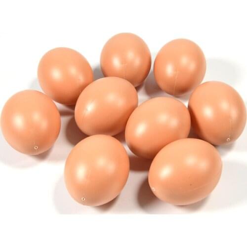 30 Pcs Chicken House Small Fake Eggs Farm Animal Supplies Cages Accessories Guide Chicken nest Egg Kids Toys Painting