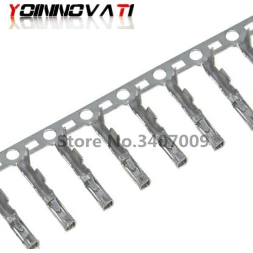 500PCS 2.54mm Dupont Jumper Wire Cable Housing Female Pin Connector Terminal