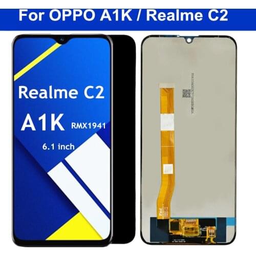 6.1"For OPPO A1K LCD CPH1923 for Realme C2 Display RMX1941 RMX1945 LCD Display Touch Screen Digitizer Assembly A1K lcd