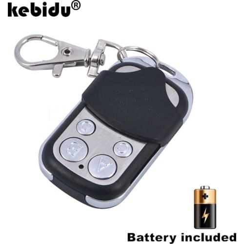 ABCD 433MHz RF Remote Control Copy 4 Channel Cloning Duplicator Key Fob A Distance Learning Electric Garage Door Controller